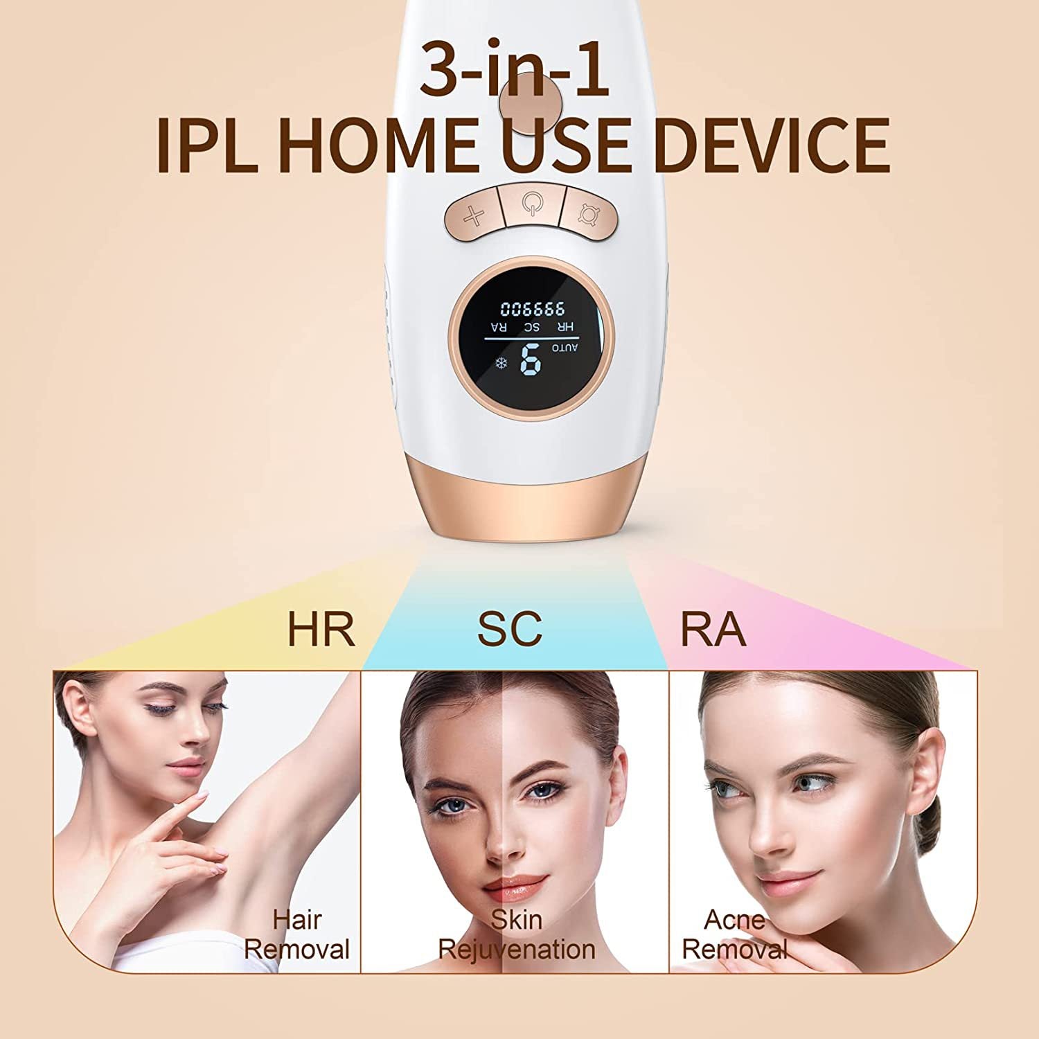 LUMAVEIL Pro IPL Hair Removal Handset